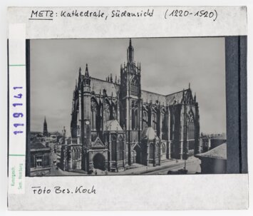 preview Metz, Kathedrale, Südansicht (1220-1520) Diasammlung